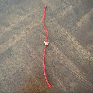 FWP: Lucky red string bracelet with a Chinese sycee charm - NWOT